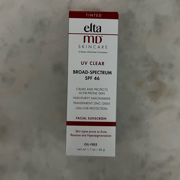 EltaMD UV Clear Tinted Broad-Spectrum SPF 46 EXP 4/2025 New In Box 1.7oz - Picture 3 of 10